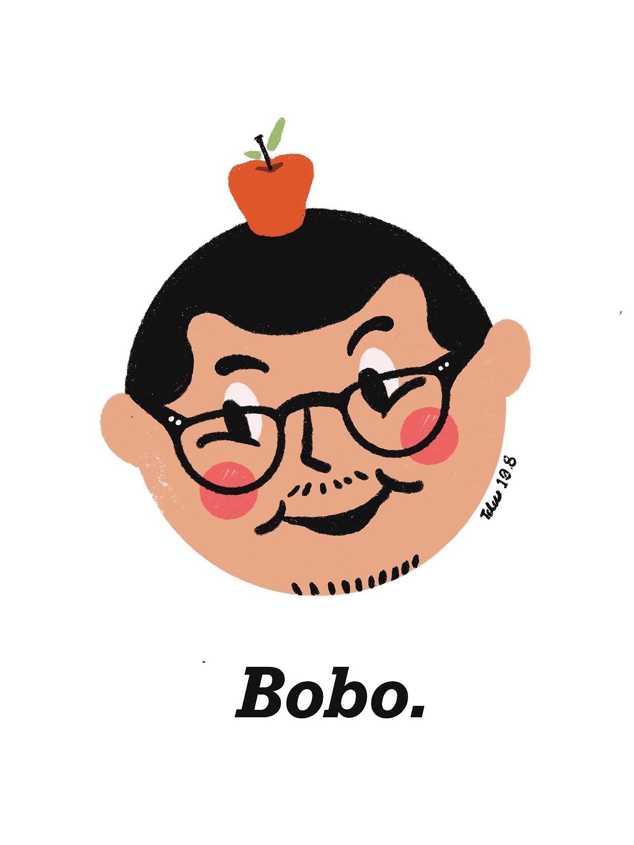 《Bobo》（图ZMTg2NjI2NTEy） - 创作习作 - 站酷设计师妙蛙狗子原创素材 - 站酷ZCOOL