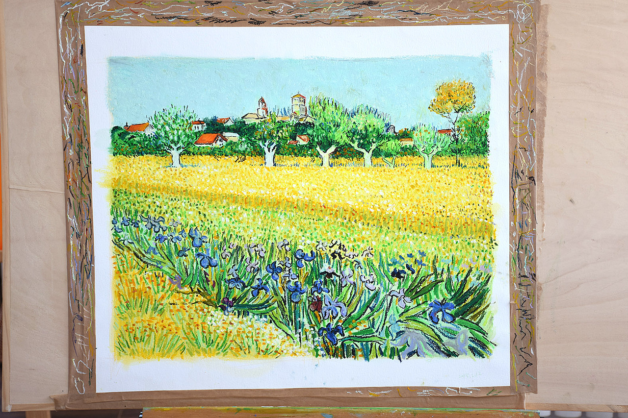 印象派油画棒作品练习