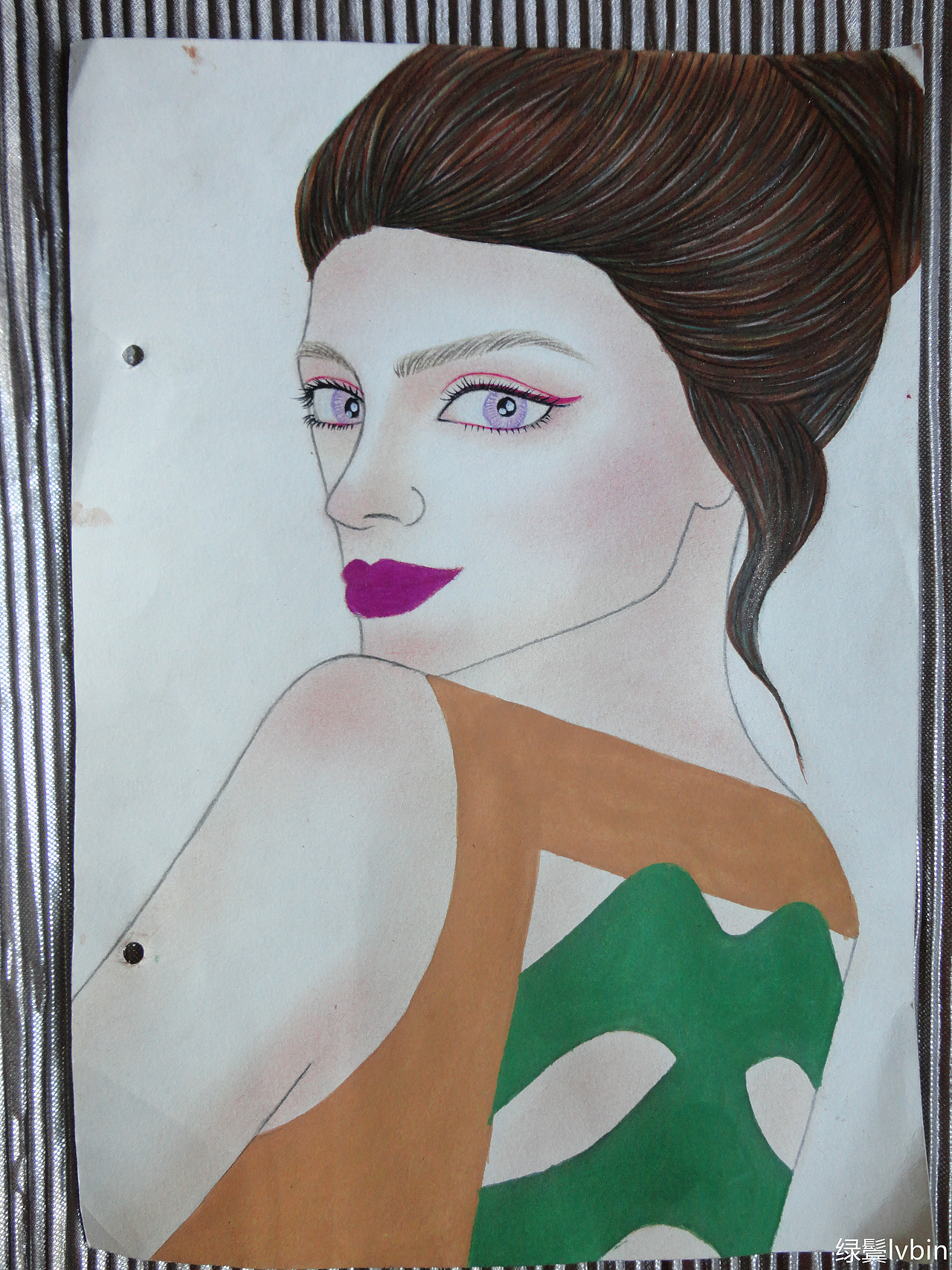 插画练习100 萌黄