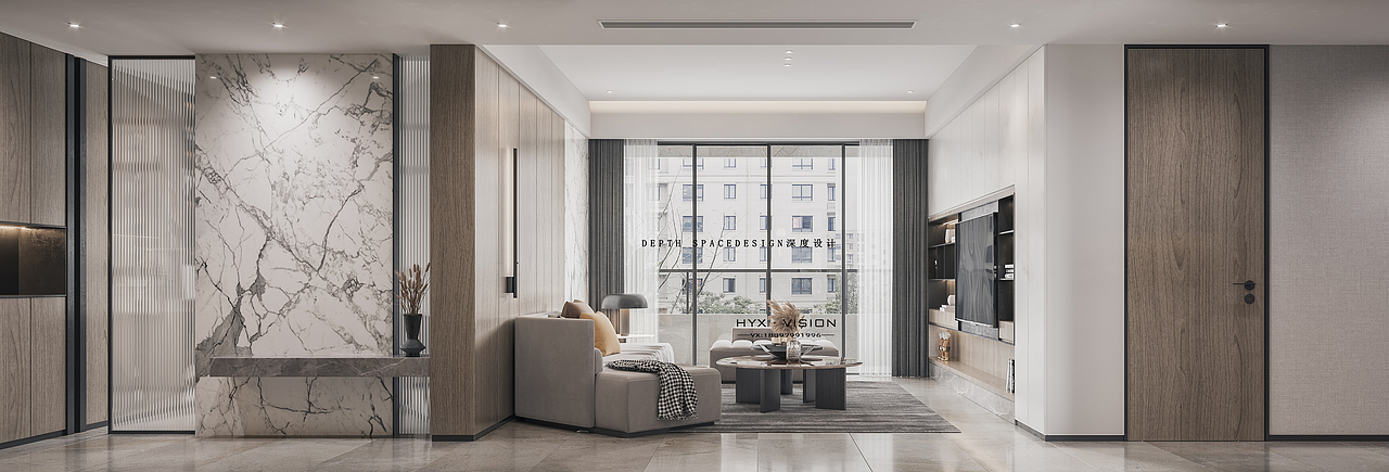 现代风格—商业表现（图ZMjA2NDIzOTgw） - 家装设计 - 站酷设计师HYX丶VISION原创素材 - 站酷ZCOOL