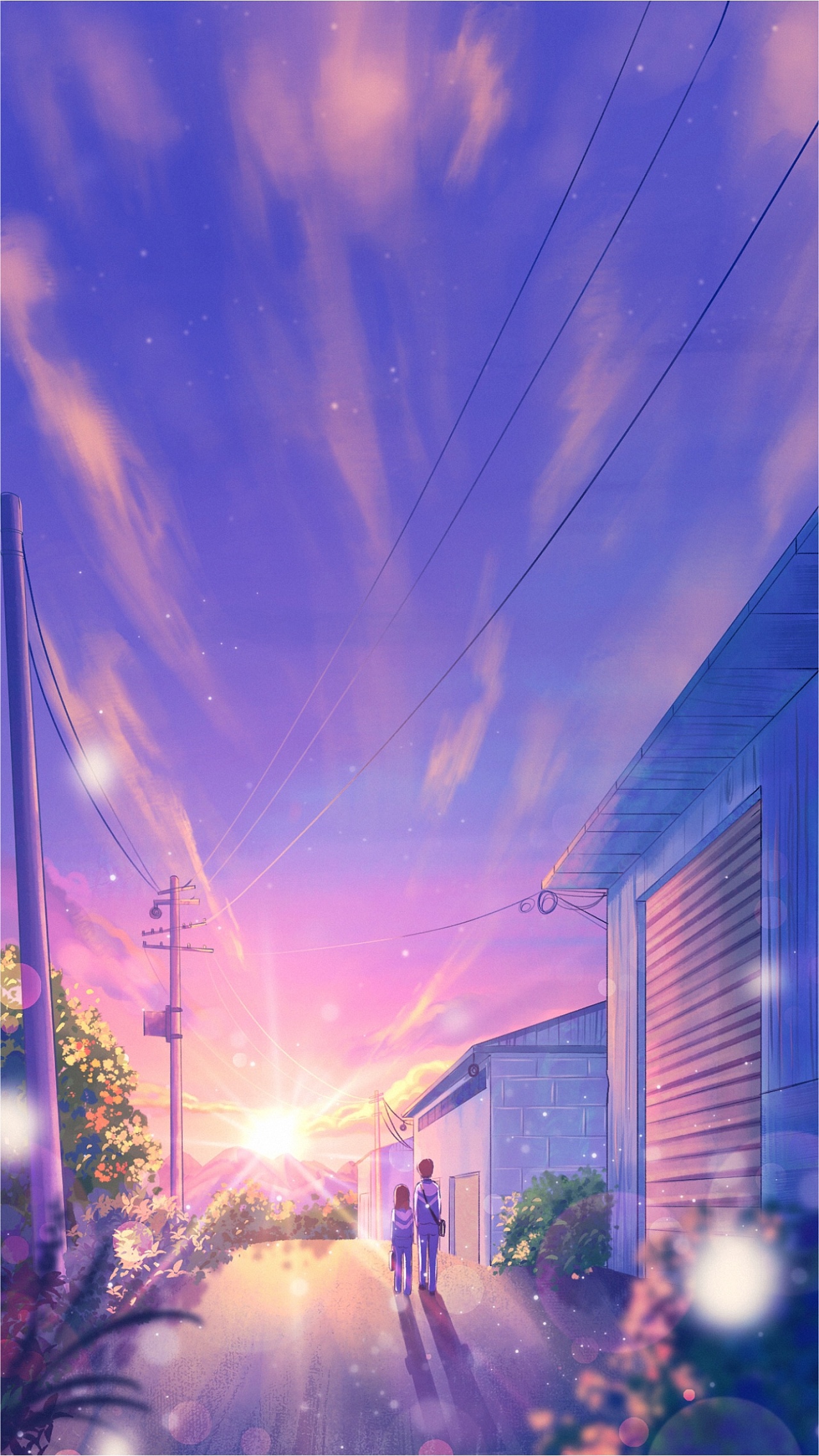 日系场景插画壁纸