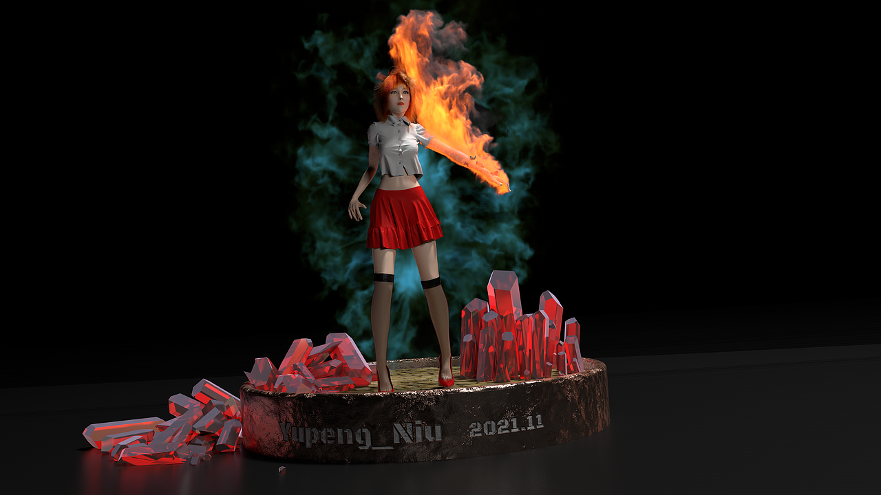 C4D做人物手办一个（图ZMjgwMTI4NDM2） - 人物/生物 - 站酷设计师yupengniu原创素材 - 站酷ZCOOL