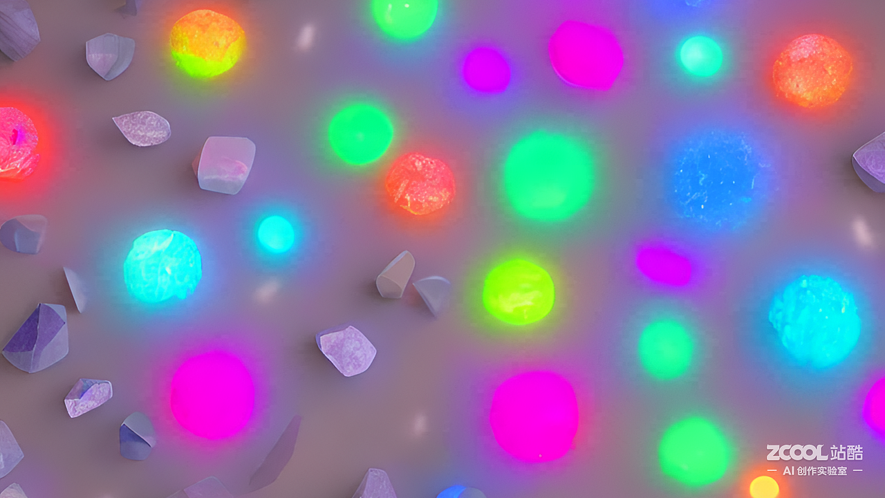 #AI创作实验室#【组图】五彩鹅卵石