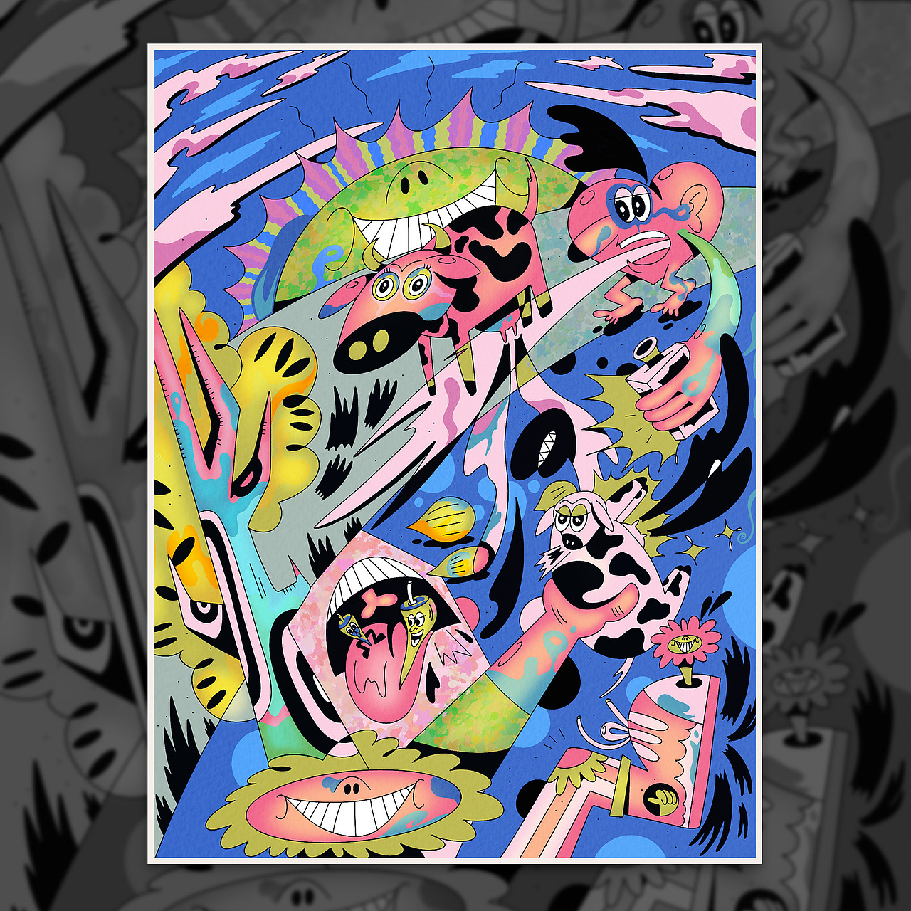 个人风格创作总结（图ZMjQ0MzQ4Mjky） - 新锐潮流插画 - 站酷设计师昭元蛋白原创素材 - 站酷ZCOOL