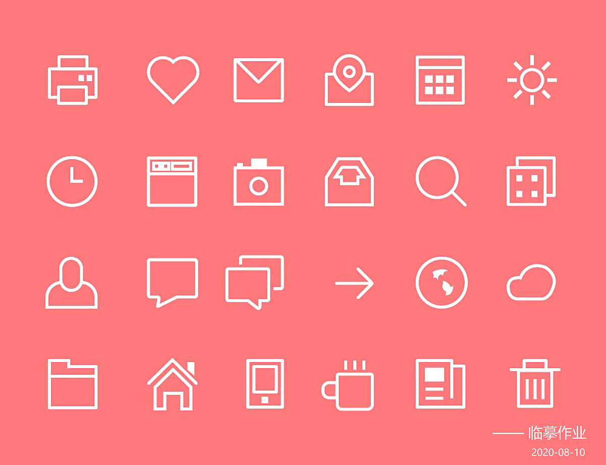 O基础学习临摹作品（PS\AI）