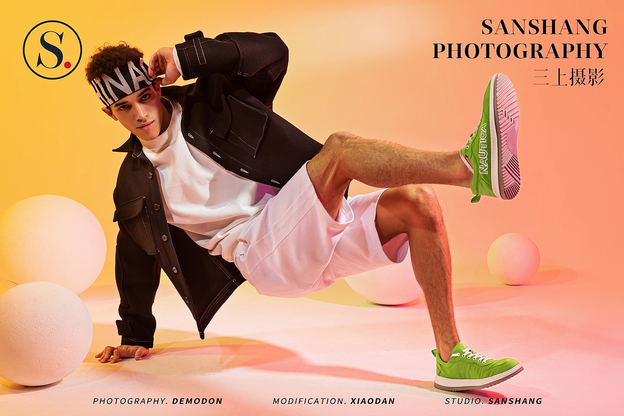 商业摄影 | NAUTICA 色彩破圈大作，年轻潮鞋新玩法（图ZMjU4OTc0NDY4） - 时尚/艺术摄影 - 站酷设计师三上文化原创素材 - 站酷ZCOOL