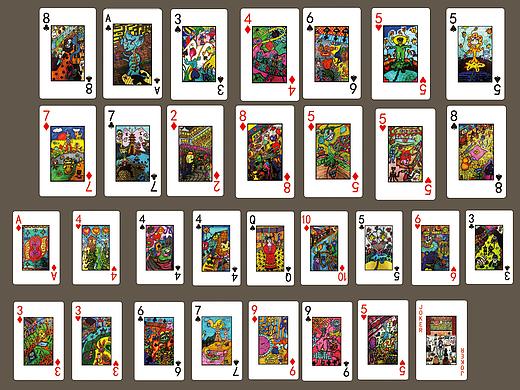 快樂妖怪撲克（個(gè)人主頁-ZMjY4MDk3MjA=） - 藝術(shù)插畫 - 站酷設(shè)計(jì)師GUXIAOCAO原創(chuàng)素材 - 站酷ZCOOL