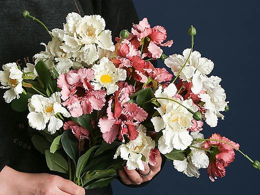 轮风菊仿真花束