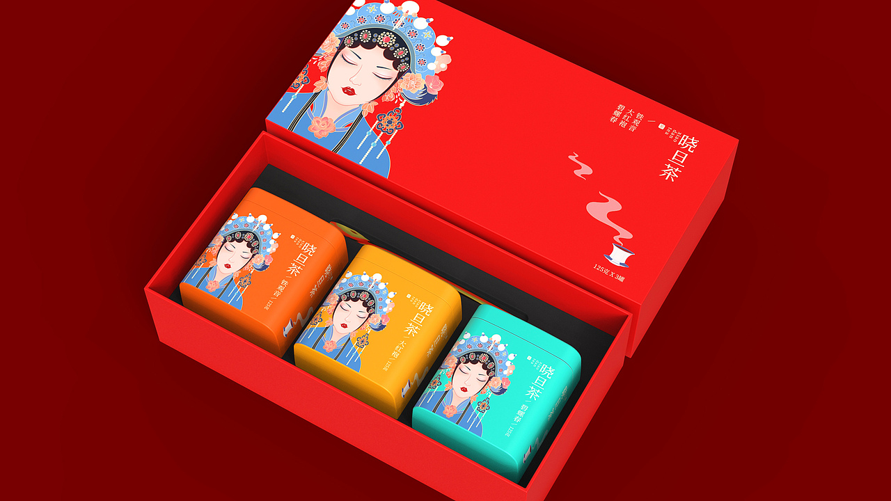 晓旦茶标志及包装设计 | 插画 中式 国潮（图ZMjYzNTA4OTM2） - 包装 - 站酷设计师FORMER1988原创素材 - 站酷ZCOOL