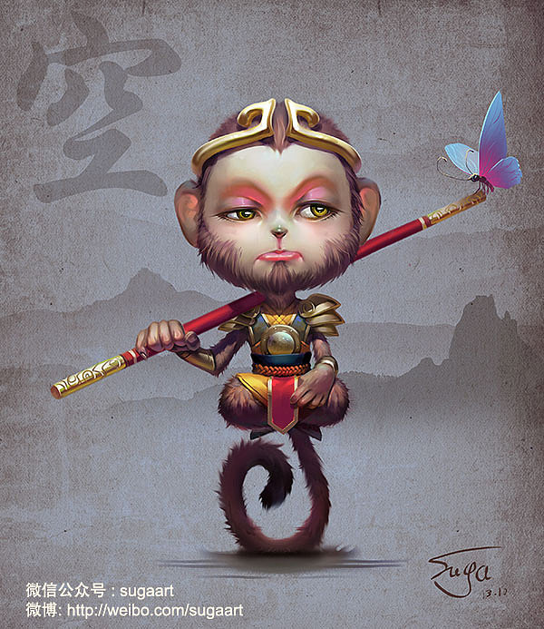 《西游晓记》（图ZNDA3Njk3OTY=） - 概念设定 - 站酷设计师SUGA良仁原创素材 - 站酷ZCOOL