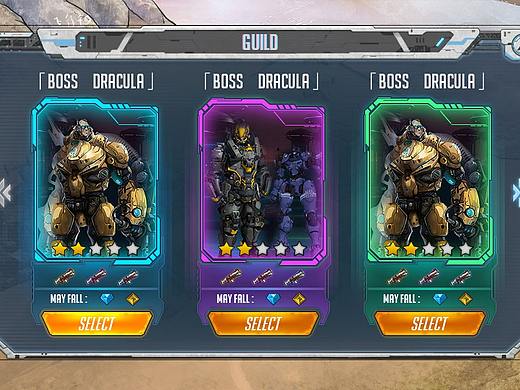 科幻題材UI界面（個人主頁-ZMzAzMzA0MDg=） - 游戲UI - 站酷設計師菟美醬原創(chuàng)素材 - 站酷ZCOOL