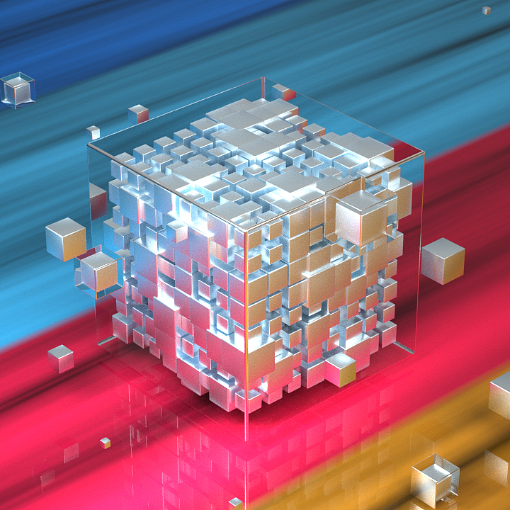 (oc渲染器)克隆的网格排列和随机效果器