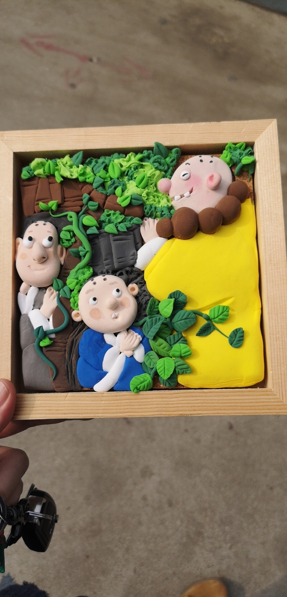 粘土插画粘土作品