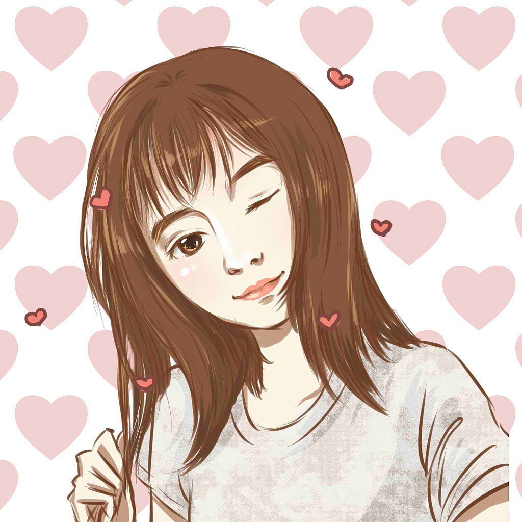 人像头像q版板绘