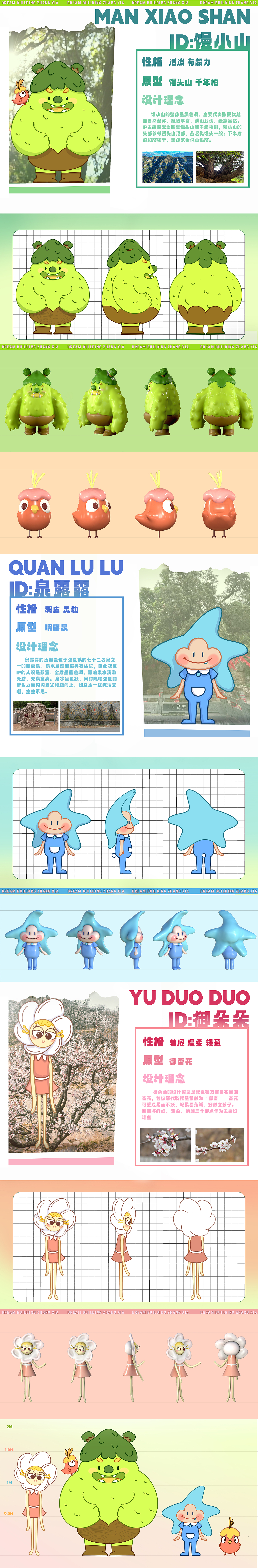 筑梦张夏“杏运家族”IP系列创作