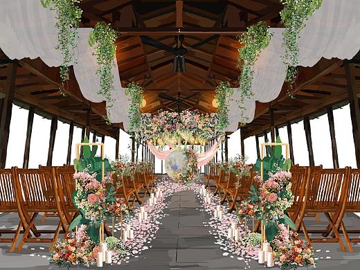 婚礼手绘／婚礼效果图／宴会设计作品10