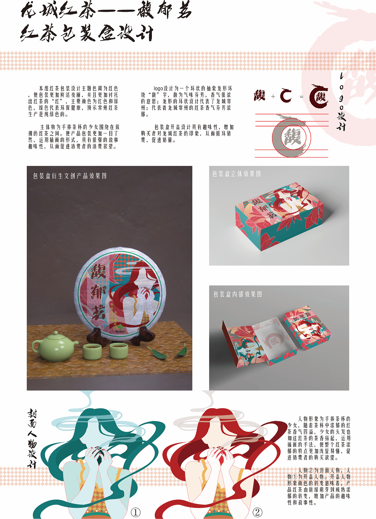 馥郁茗—红茶包装盒（图ZMjI3MjgxOTc2） - 生活用品 - 站酷设计师荷缘原创素材 - 站酷ZCOOL