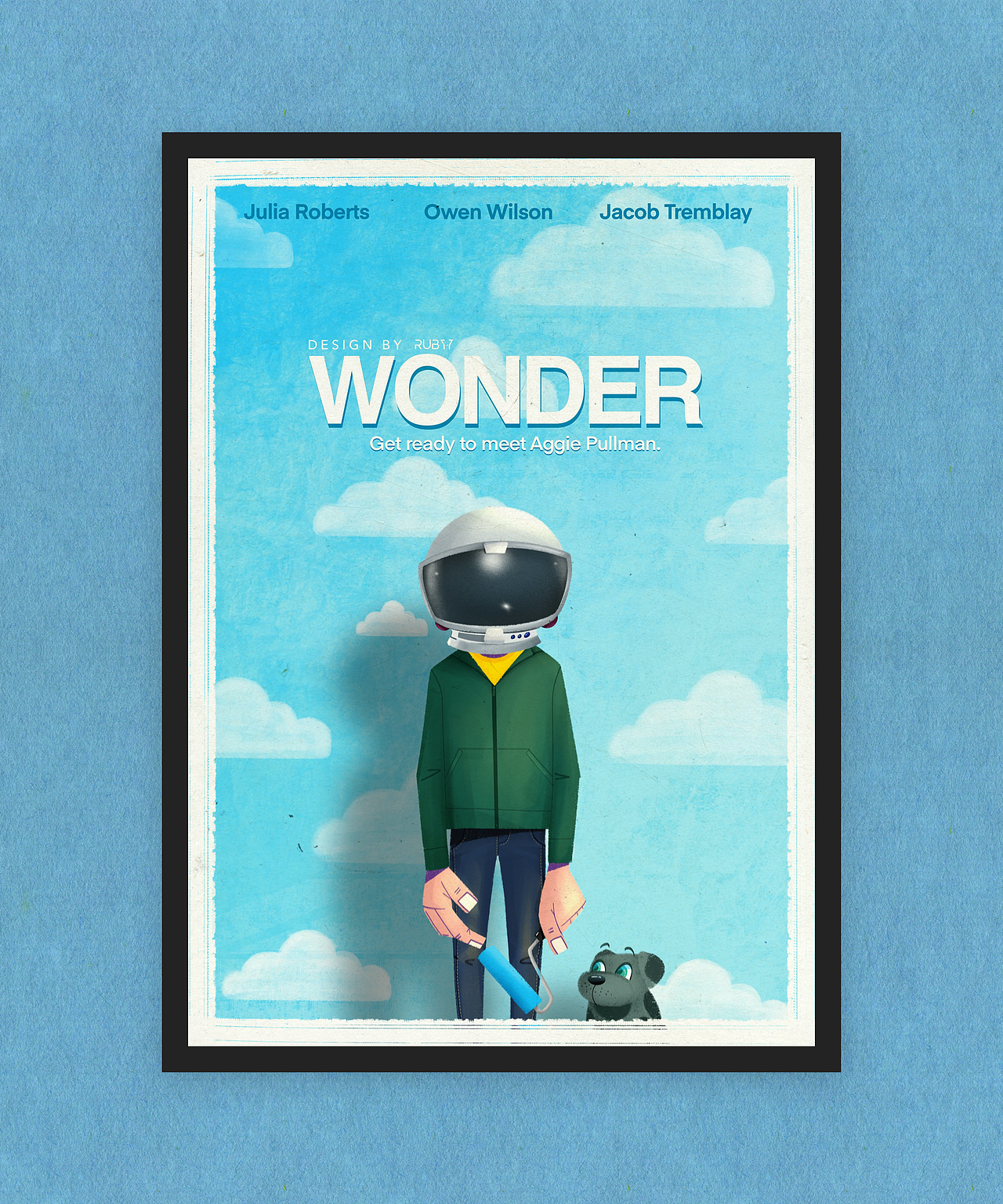 wonder(奇迹男孩) br>你必须在正确与善良之间做选择时,请选择善良.