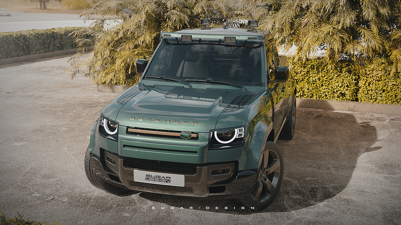 路虎卫士110皮卡新车预览