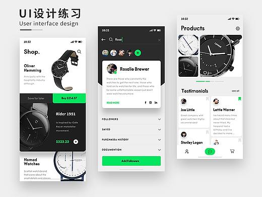 UI设计练习（个人主页-ZMzE5MjYwNzI=） - APP界面 - 站酷设计师过去只是过去原创素材 - 站酷ZCOOL