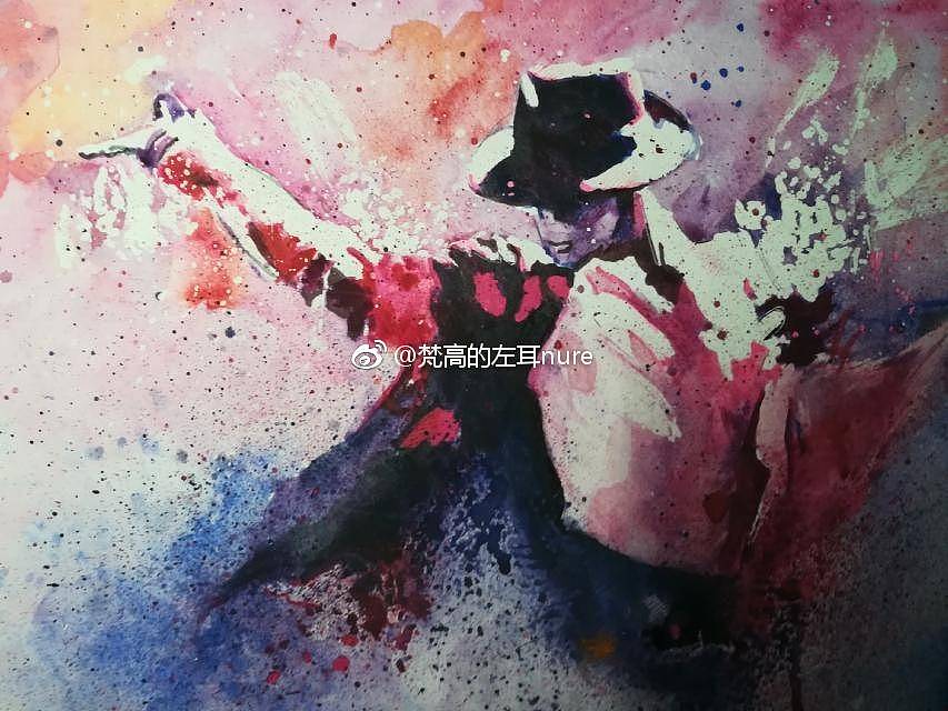迈克尔·杰克逊（图ZOTg0MjYxNDQ=） - 绘画 - 站酷设计师Nure丷原创素材 - 站酷ZCOOL