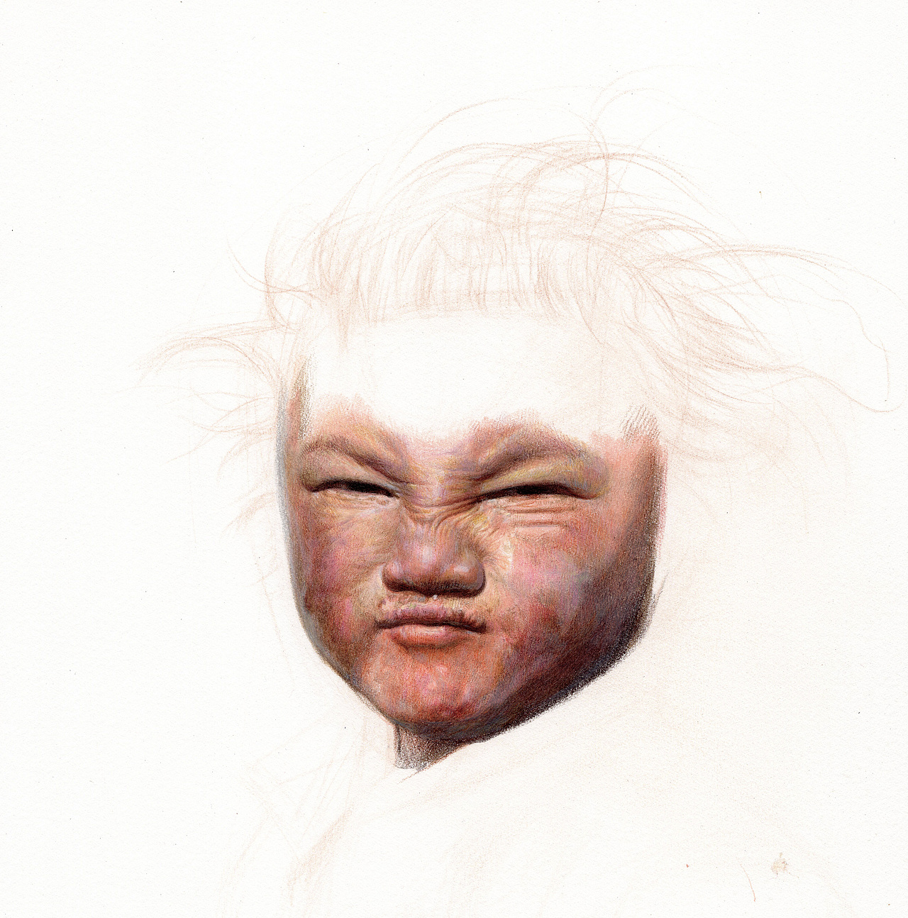 彩铅画——原生态《藏娃》（图ZMTAxNjY3OTQw） - 绘画 - 站酷设计师方寸Lei原创素材 - 站酷ZCOOL