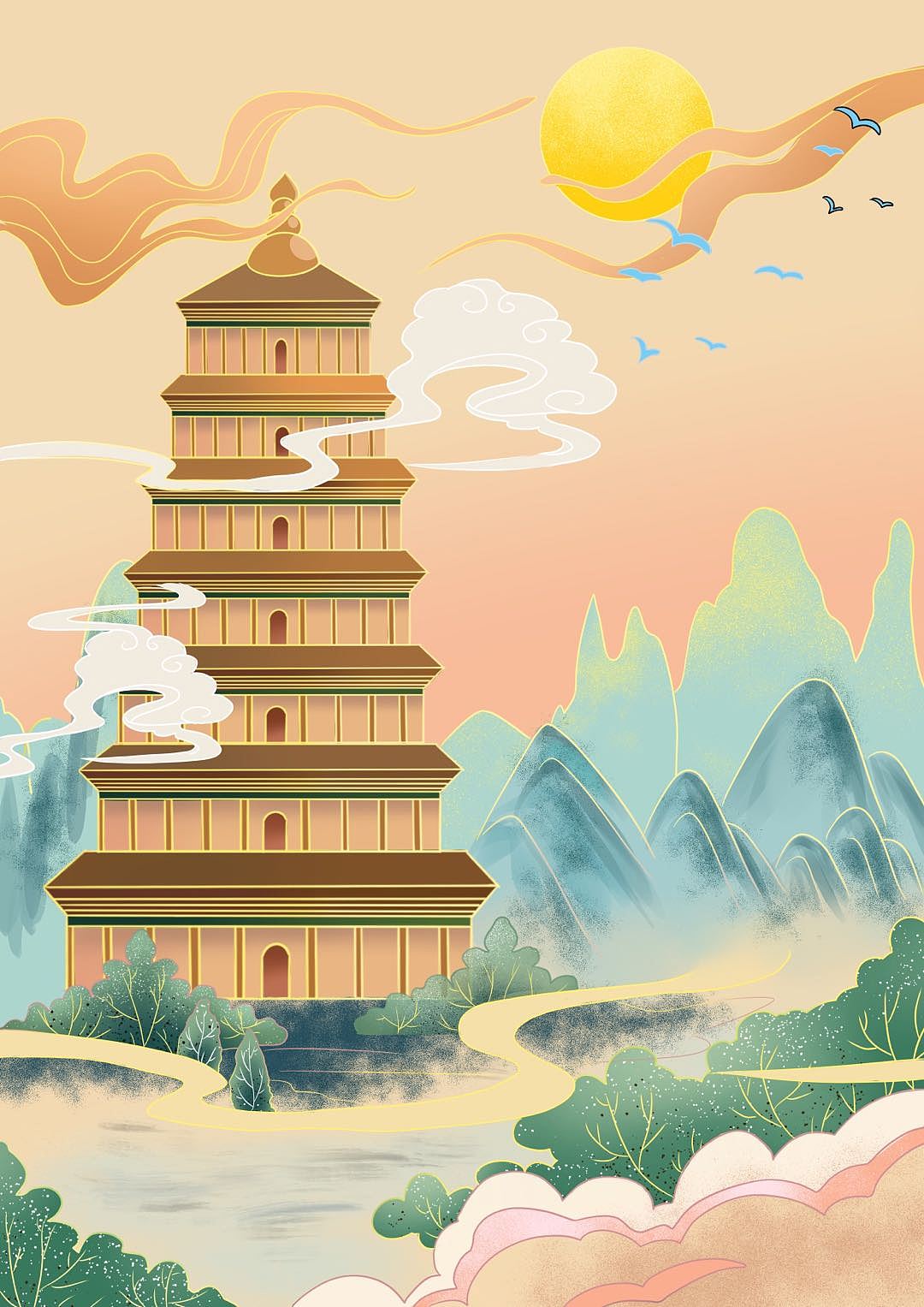 西安大雁塔文创