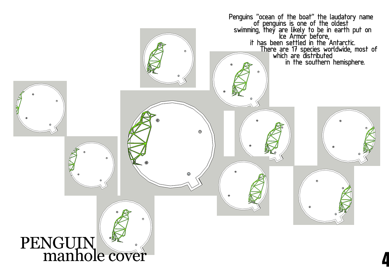 大学作业 公共设施设计 窨井盖（图ZODc0MTE0ODQ=） - 商业空间设计 - 站酷设计师踩花油馅原创素材 - 站酷ZCOOL