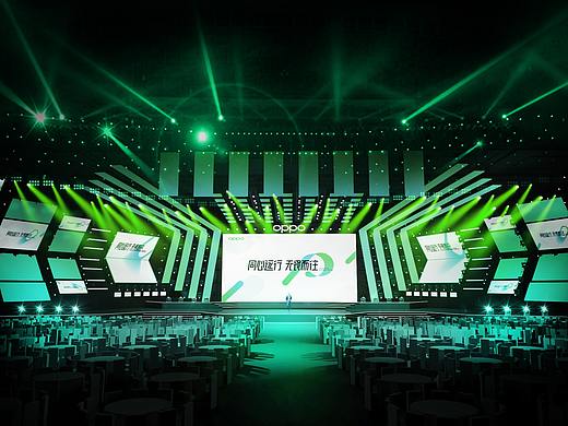 2021oppo年会舞台设计