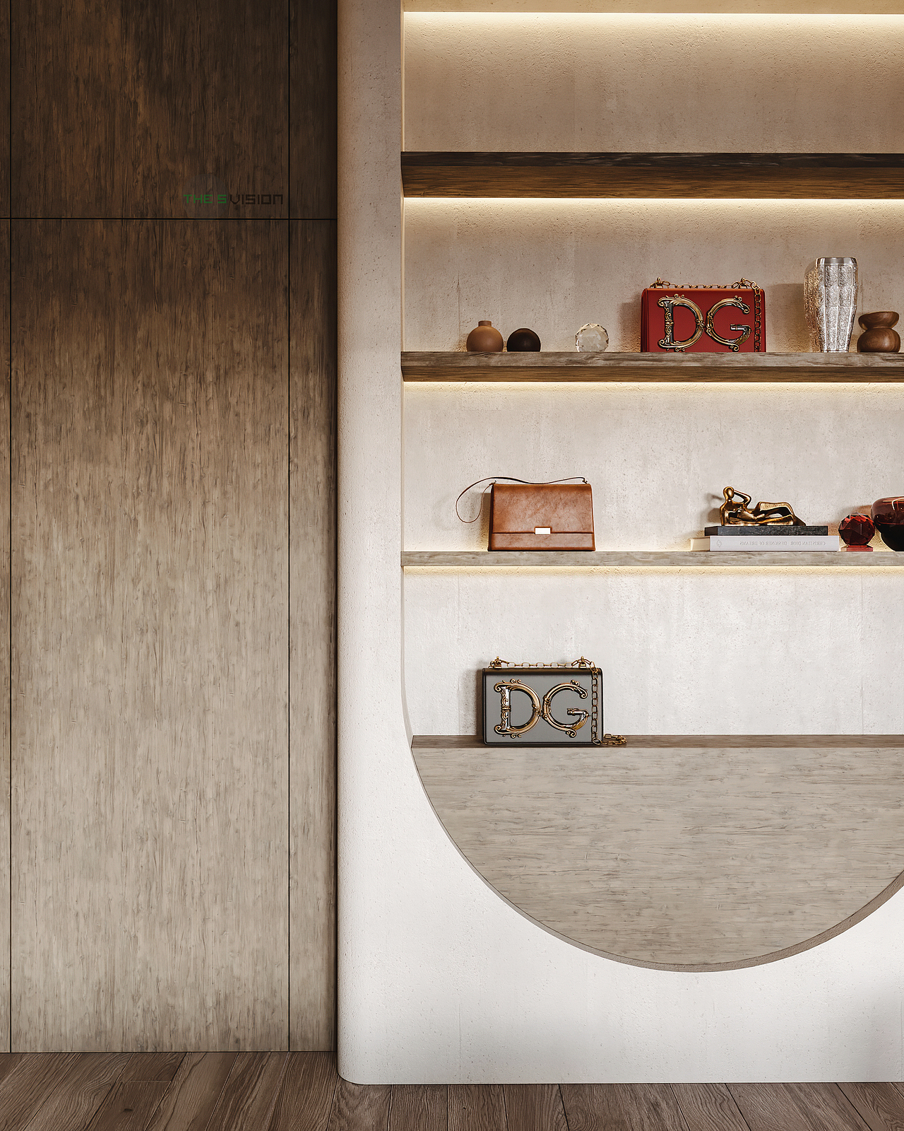 现代侘寂风服装店（图ZMjMxMTg5NjQw） - 家装设计 - 站酷设计师霸都THES原创素材 - 站酷ZCOOL