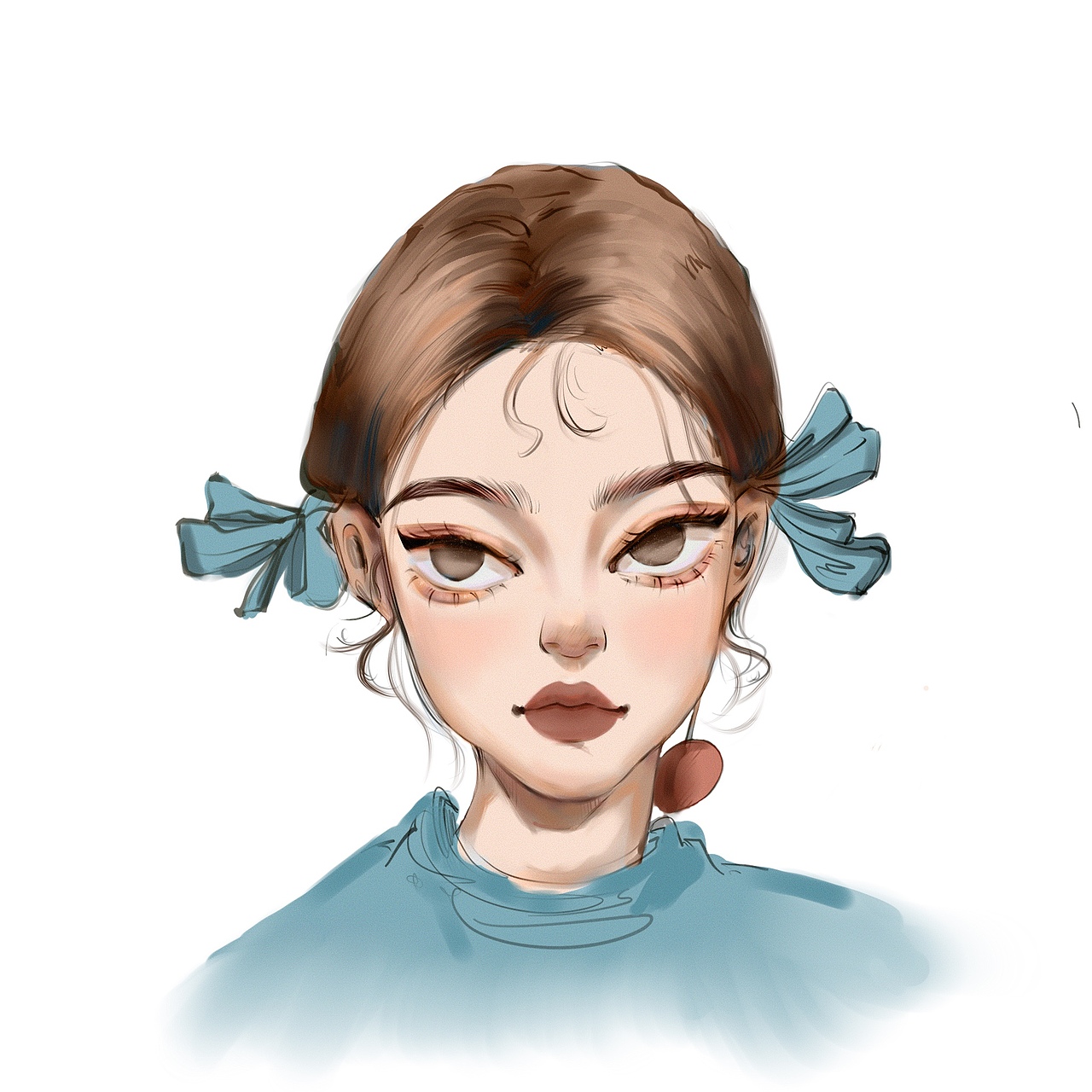 procreate插画日常练手（图ZMjU4MDgwOTcy） - 创作习作 - 站酷设计师Dontlikecarrot原创素材 - 站酷ZCOOL