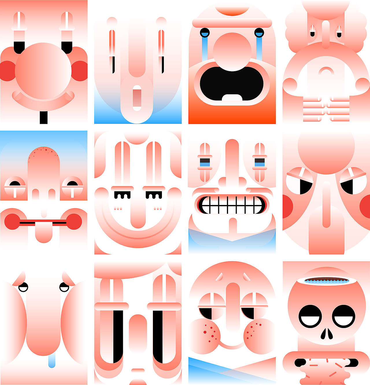 FACE（图ZMjU0Nzc2NDAw） - 创作习作 - 站酷设计师TZ条子原创素材 - 站酷ZCOOL