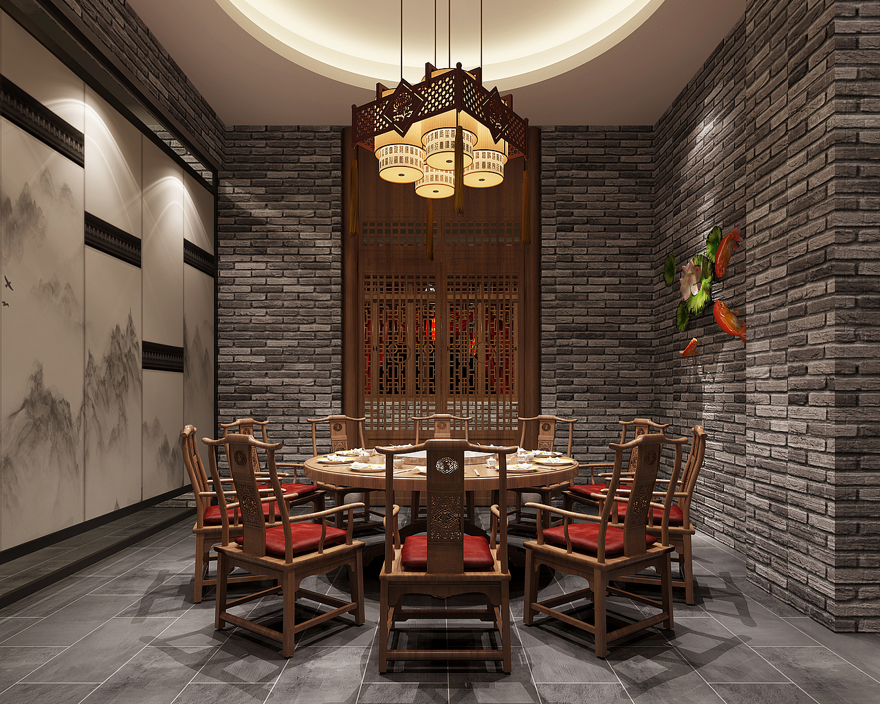 小龙坎火锅店（图ZMTczNDUyMDIw） - 家装设计 - 站酷设计师铁板土豆片哇原创素材 - 站酷ZCOOL