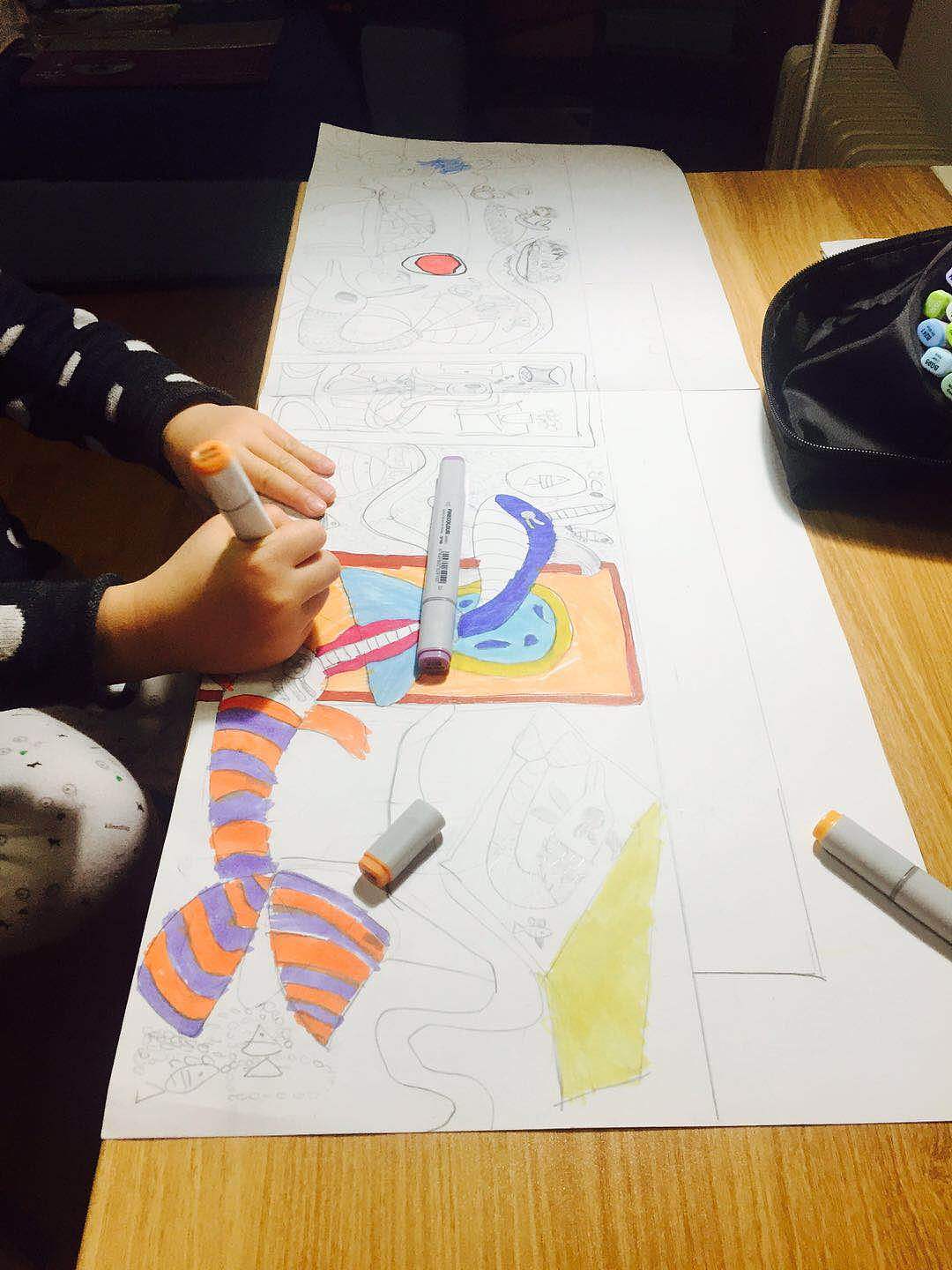 小鱼世界神秘海底力量（6岁画）（图ZMTAwOTI3OTQw） - 海报 - 站酷设计师我是水水原创素材 - 站酷ZCOOL