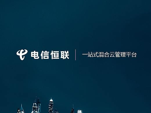 中国电信恒联大数据服务平台网页设计