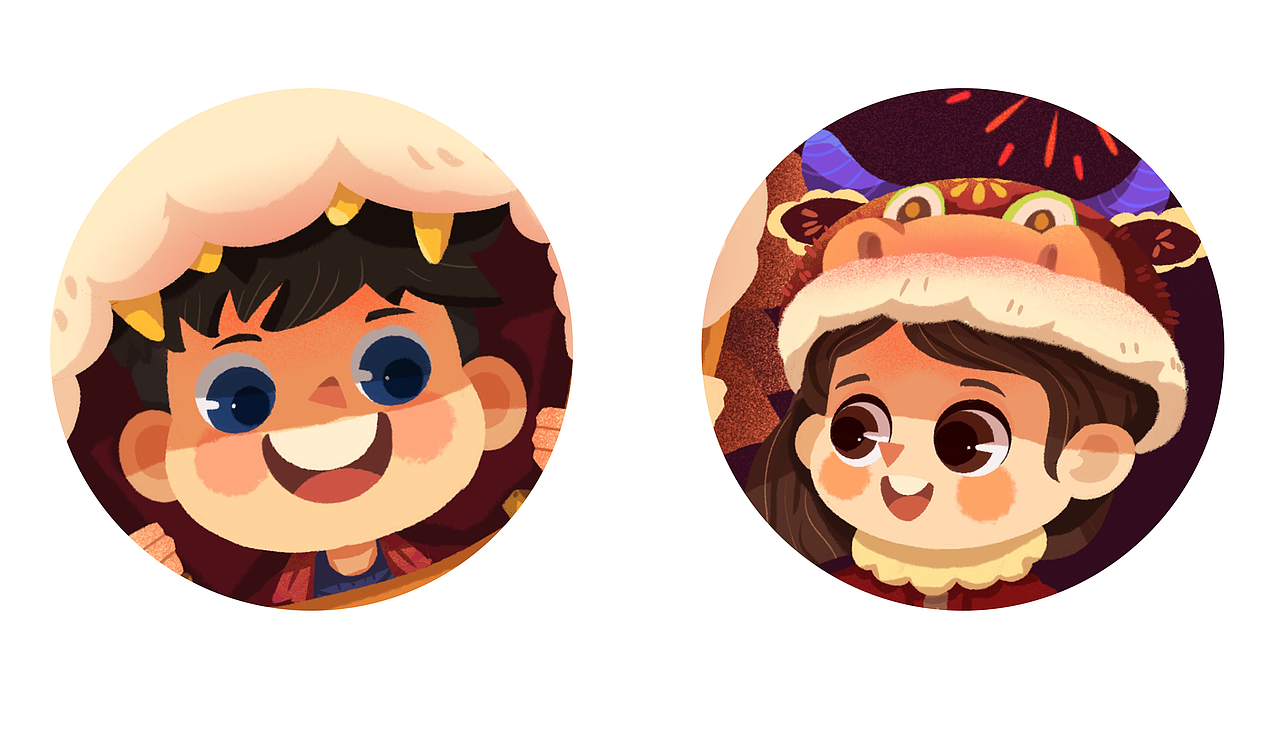 2021牛年春节快乐！（图ZMjQyNDMyMzk2） - 创作习作 - 站酷设计师航航航Amor原创素材 - 站酷ZCOOL