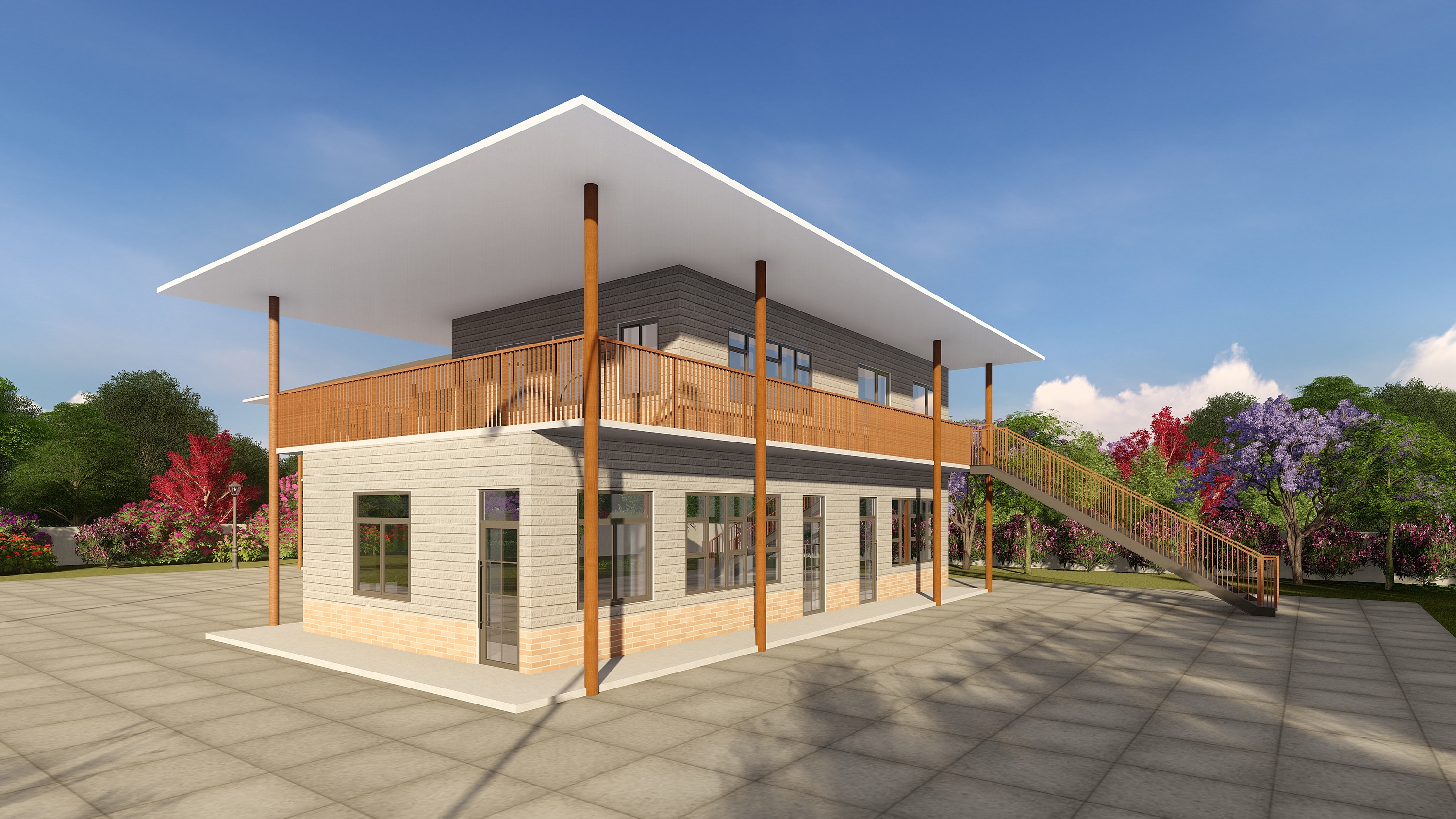 金属雕花板房屋一套|空间|建筑设计|枣庄山石设计 - 原创作品 - 站酷