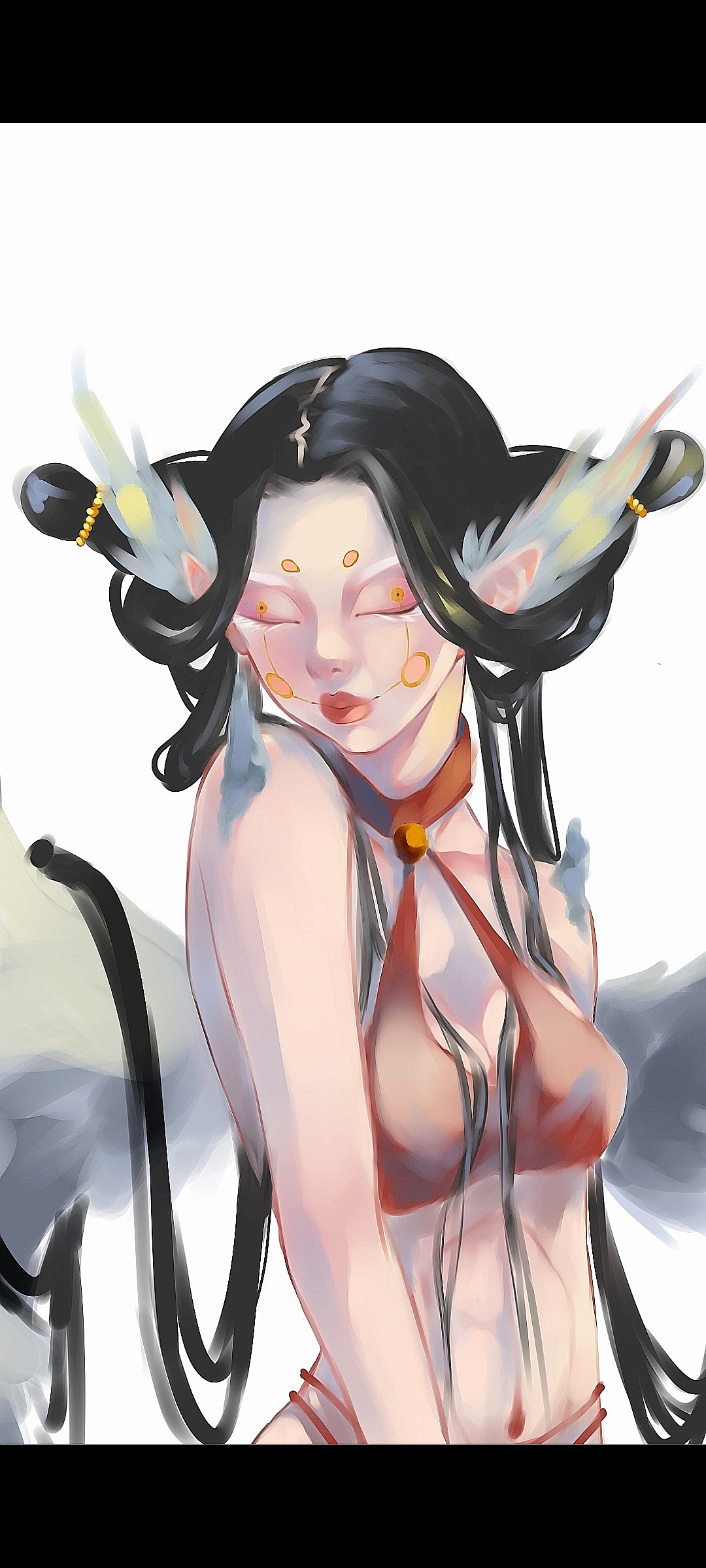 画了个带翅膀的绝绝子（图ZMjU3MzIzNzI4） - 创作习作 - 站酷设计师梦子子菌原创素材 - 站酷ZCOOL