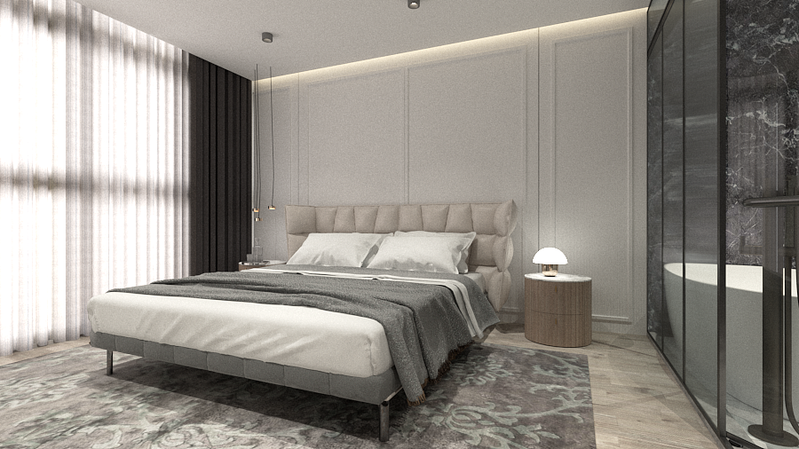 室内 | RJSJ STUDIO 装修方案／家居／现代轻奢／110㎡（图ZMTY4Njk3ODQw） - 家装设计 - 站酷设计师leesc原创素材 - 站酷ZCOOL