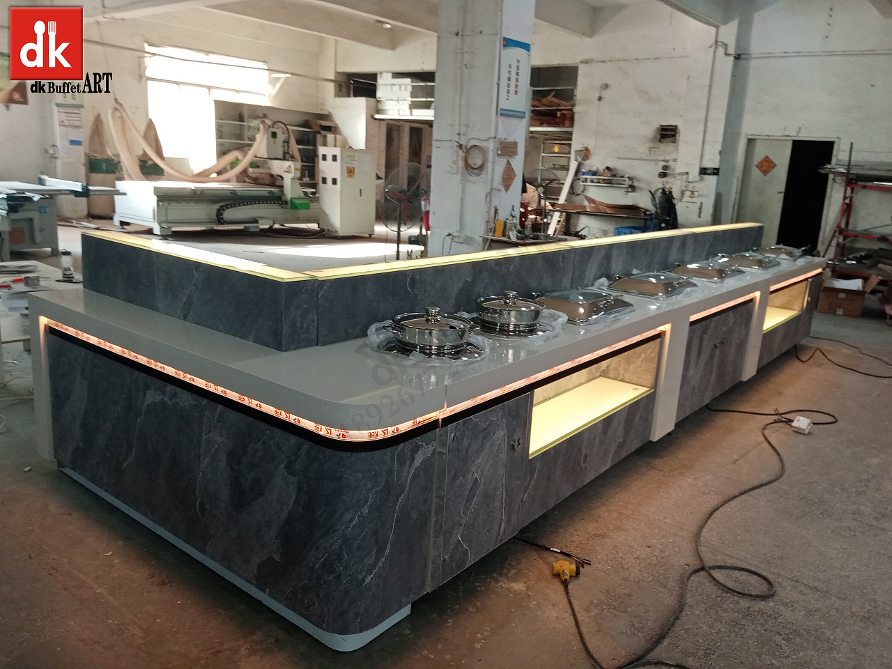 大学食堂自助餐台 机关单位食堂打餐台自助餐台 布菲台