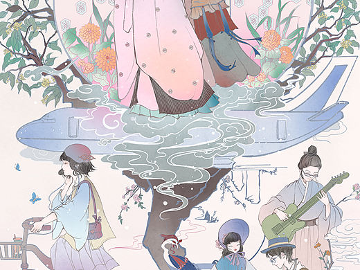 国风当潮系列插画
