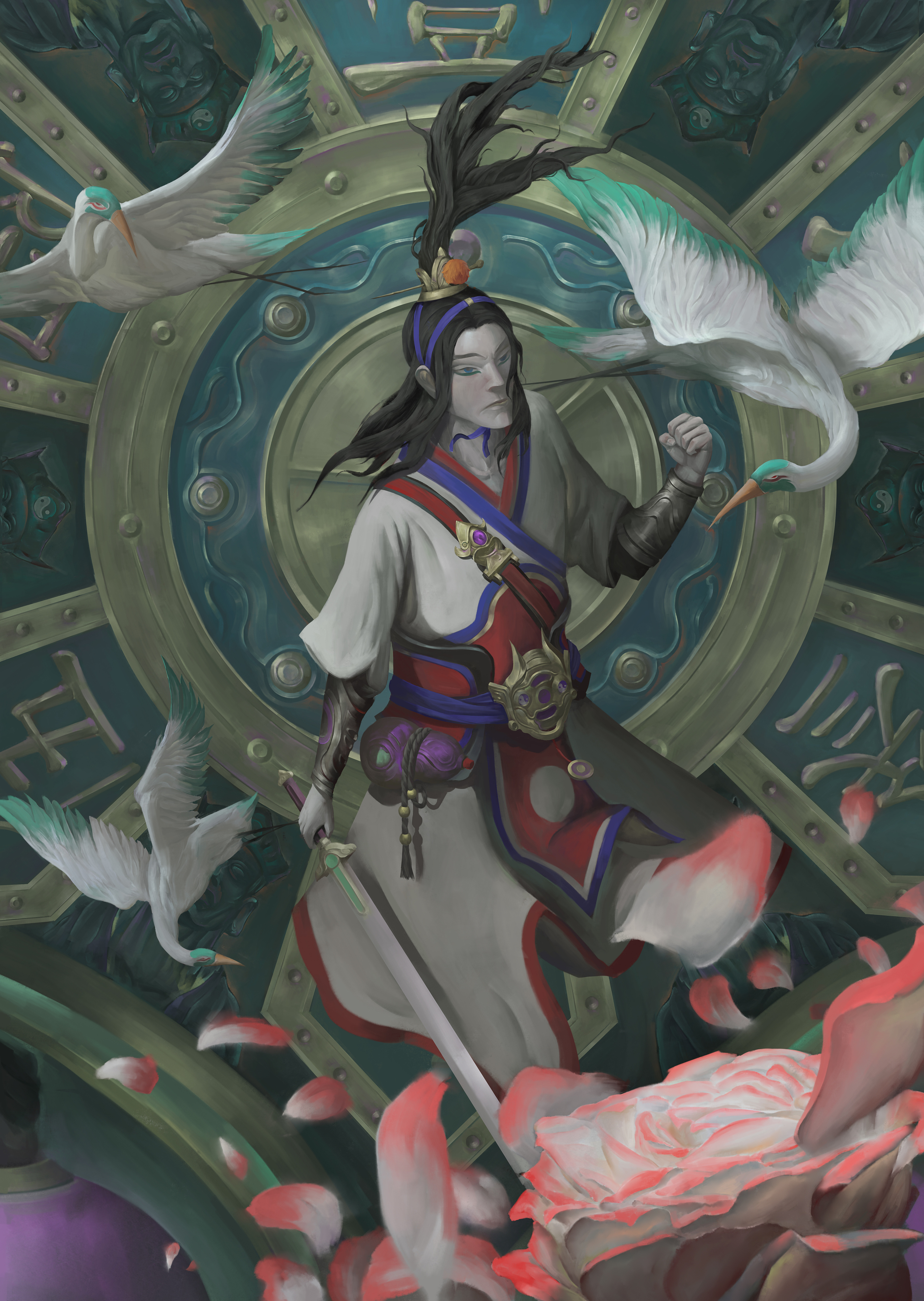 神魔2|插画|商业插画|飞天机器人爆炸了 - 原创作品 - 站酷 (zcool)