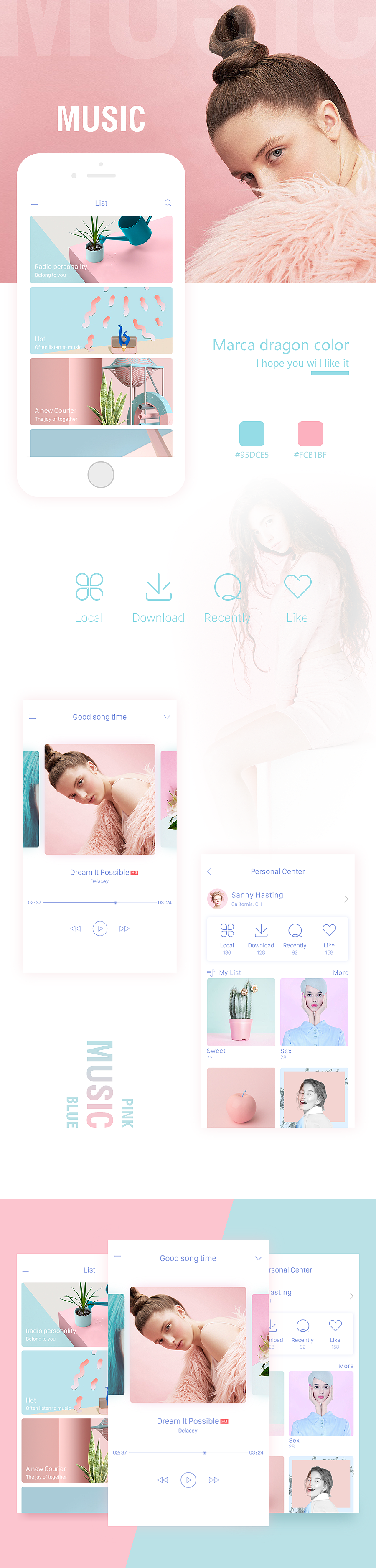 MUSIC COLOR（图ZNzI4ODk2MTY=） - APP界面 - 站酷设计师TINA_T原创素材 - 站酷ZCOOL