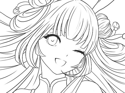 原创兔年中国风  少女