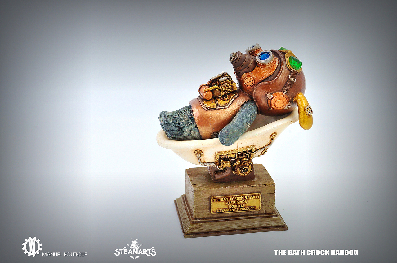 蒸汽工厂新品浴缸兔宝宝-原色