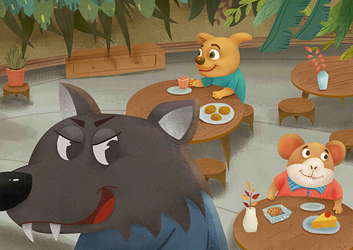 《有颜色有甜味的风》（图ZMTk3Njc5MTE2） - 儿童插画 - 站酷设计师布莱克插画工作室原创素材 - 站酷ZCOOL