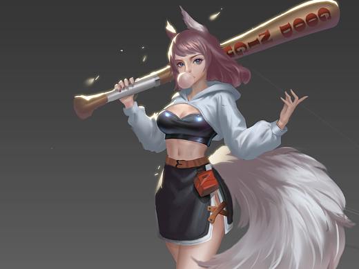 狐（个人主页-ZNDc1NTUwNDQ=） - 艺术插画 - 站酷设计师XXiaoYu_ART原创素材 - 站酷ZCOOL