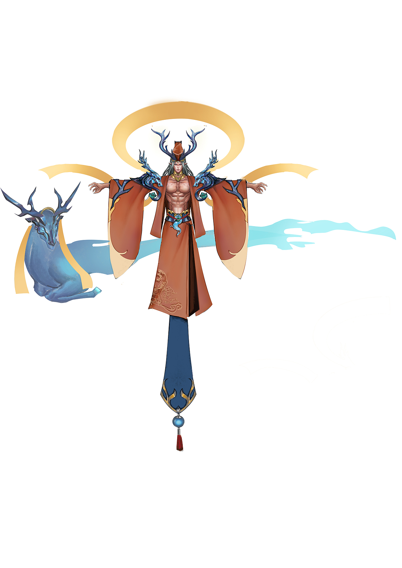 东皇太一皮肤设计鹿王本生