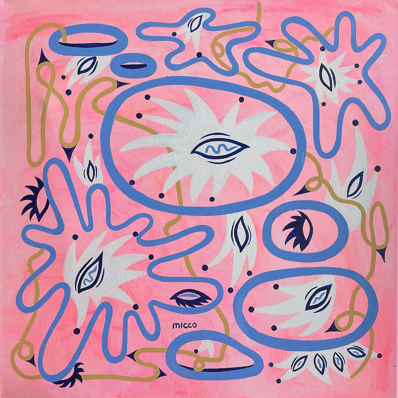 布面丙烯画丨星云在我心中碰撞（图ZMjY4MTMzMTE2） - 绘画 - 站酷设计师曲小哼Micco原创素材 - 站酷ZCOOL