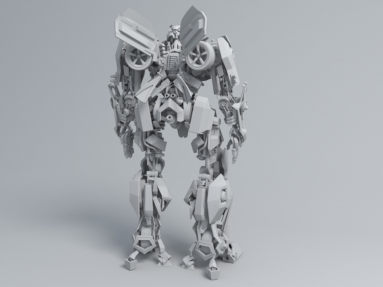 变形金刚大黄蜂|三维|机械/交通|老保 - 原创作品 - 站酷 (zcool)